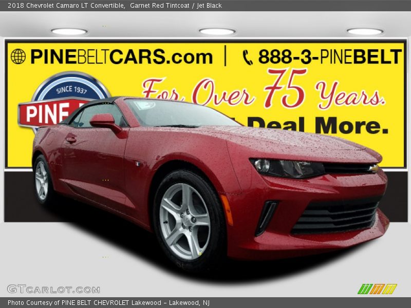 Garnet Red Tintcoat / Jet Black 2018 Chevrolet Camaro LT Convertible