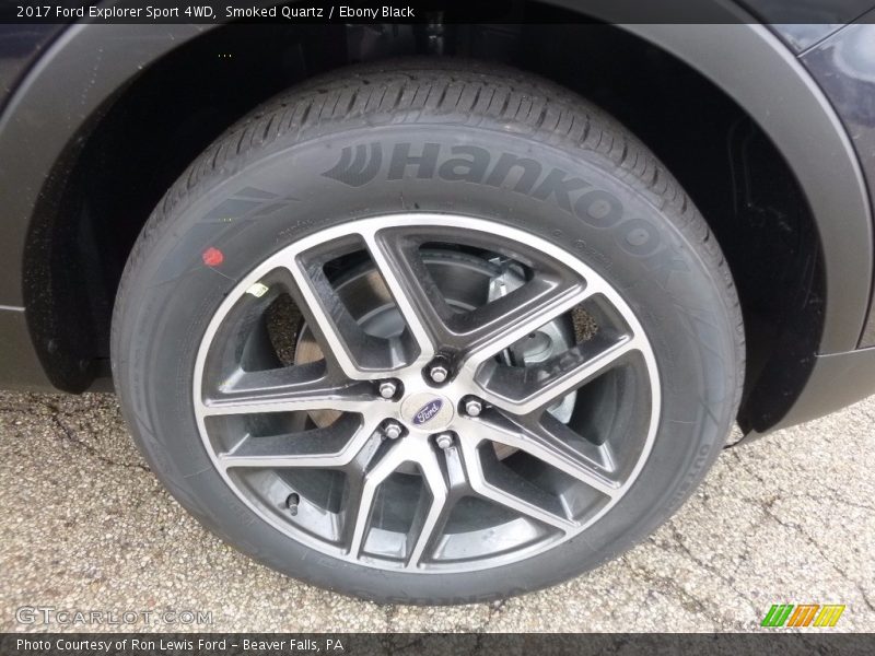 Smoked Quartz / Ebony Black 2017 Ford Explorer Sport 4WD