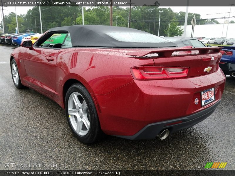 Garnet Red Tintcoat / Jet Black 2018 Chevrolet Camaro LT Convertible