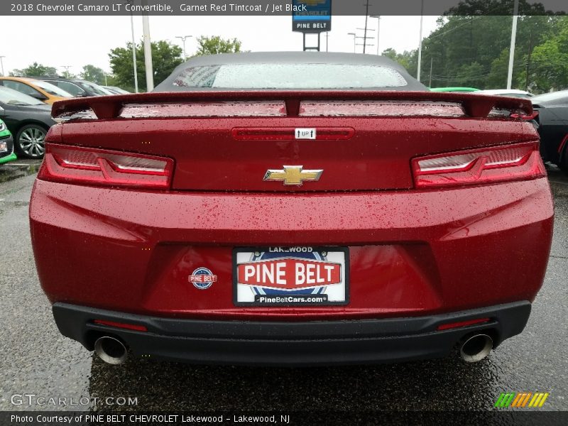 Garnet Red Tintcoat / Jet Black 2018 Chevrolet Camaro LT Convertible