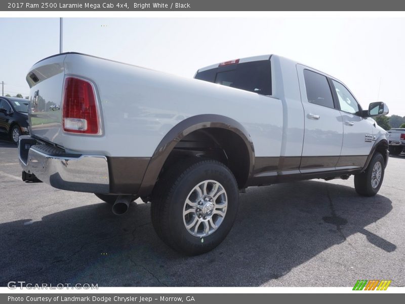 Bright White / Black 2017 Ram 2500 Laramie Mega Cab 4x4