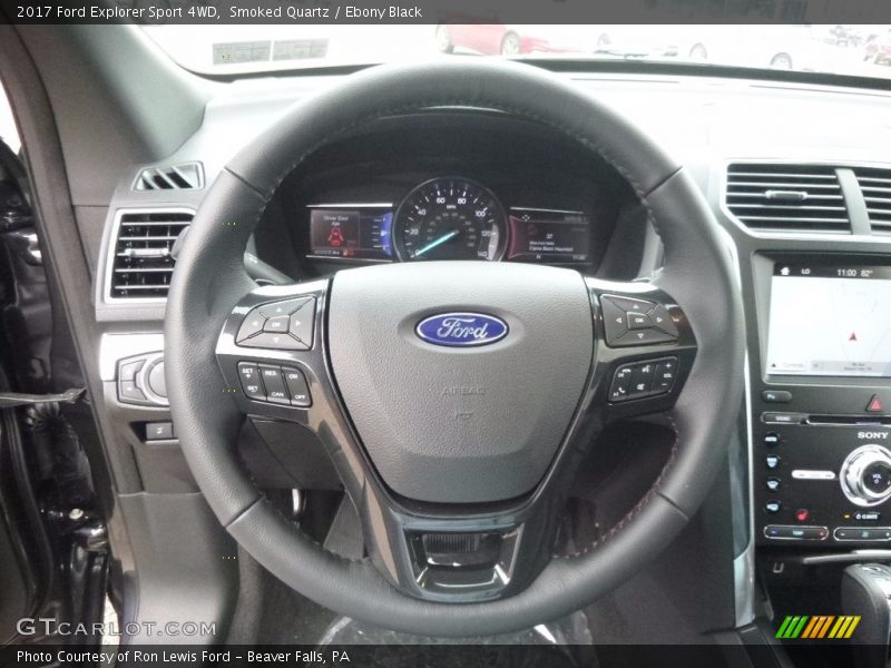 Smoked Quartz / Ebony Black 2017 Ford Explorer Sport 4WD