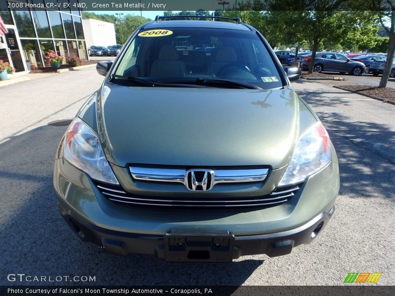 Green Tea Metallic / Ivory 2008 Honda CR-V EX 4WD