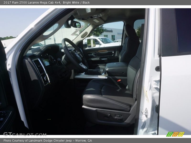 Bright White / Black 2017 Ram 2500 Laramie Mega Cab 4x4