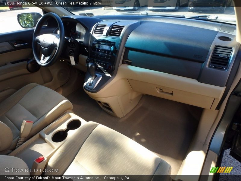 Green Tea Metallic / Ivory 2008 Honda CR-V EX 4WD