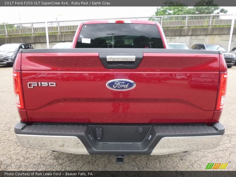 Ruby Red / Earth Gray 2017 Ford F150 XLT SuperCrew 4x4