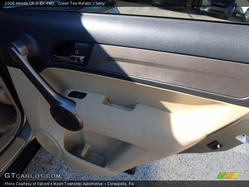 Green Tea Metallic / Ivory 2008 Honda CR-V EX 4WD