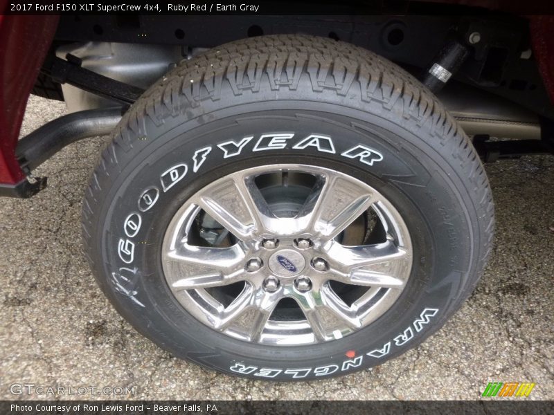 Ruby Red / Earth Gray 2017 Ford F150 XLT SuperCrew 4x4
