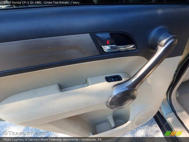 Green Tea Metallic / Ivory 2008 Honda CR-V EX 4WD