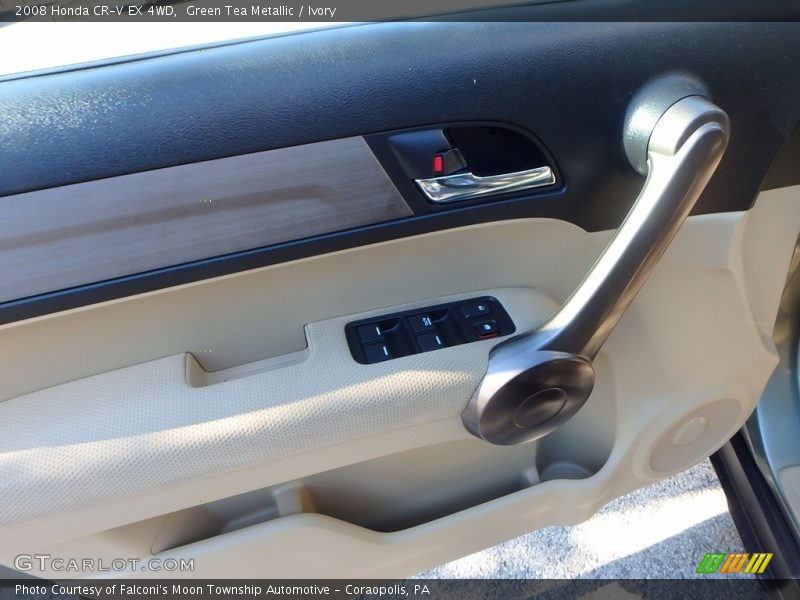 Green Tea Metallic / Ivory 2008 Honda CR-V EX 4WD