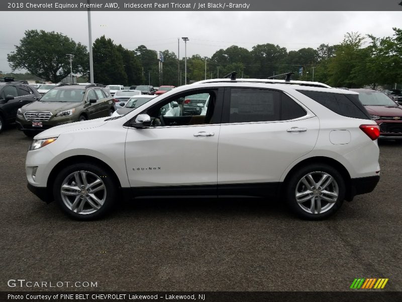 Iridescent Pearl Tricoat / Jet Black/­Brandy 2018 Chevrolet Equinox Premier AWD