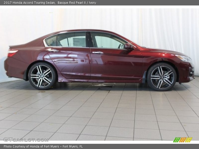 Basque Red Pearl II / Ivory 2017 Honda Accord Touring Sedan