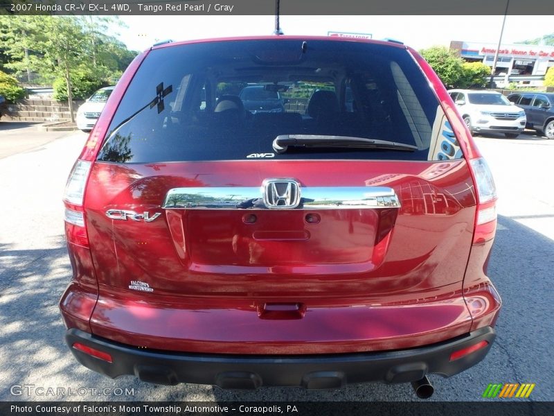Tango Red Pearl / Gray 2007 Honda CR-V EX-L 4WD
