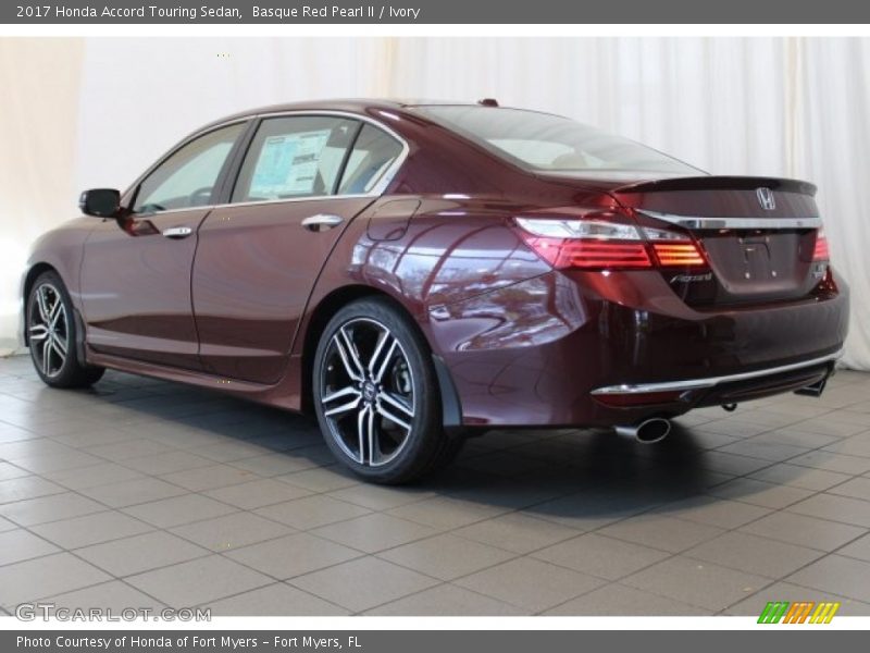 Basque Red Pearl II / Ivory 2017 Honda Accord Touring Sedan