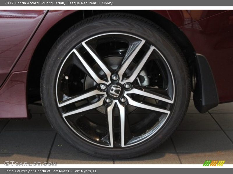 Basque Red Pearl II / Ivory 2017 Honda Accord Touring Sedan
