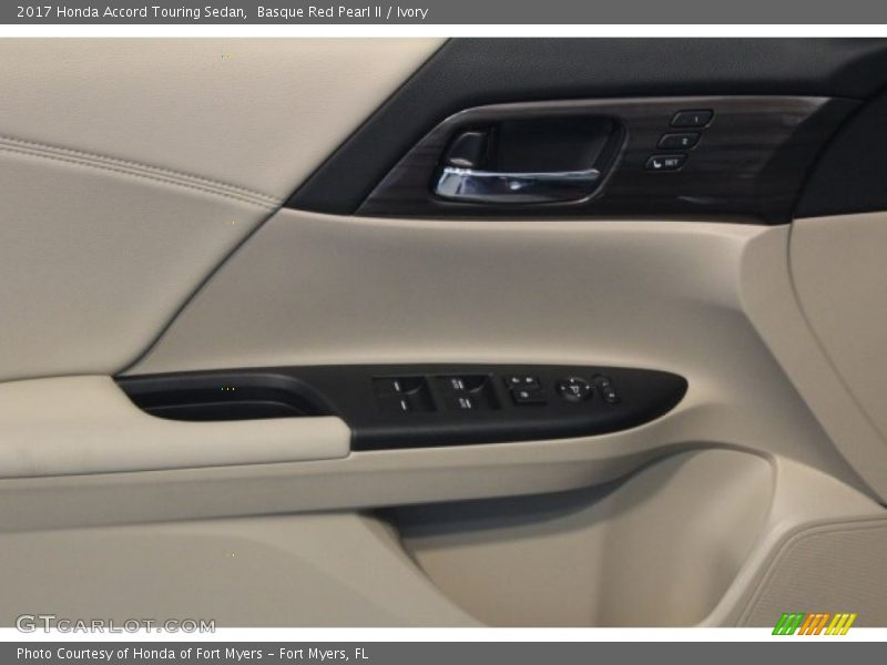 Basque Red Pearl II / Ivory 2017 Honda Accord Touring Sedan