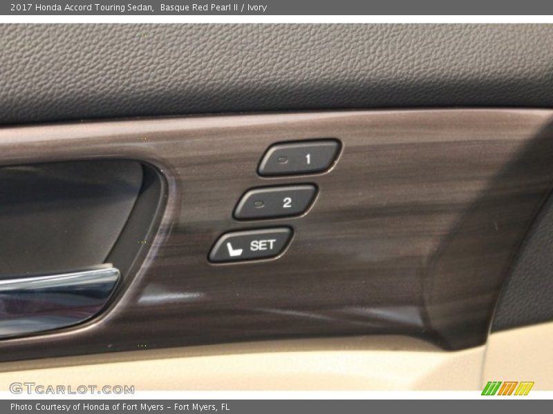 Basque Red Pearl II / Ivory 2017 Honda Accord Touring Sedan