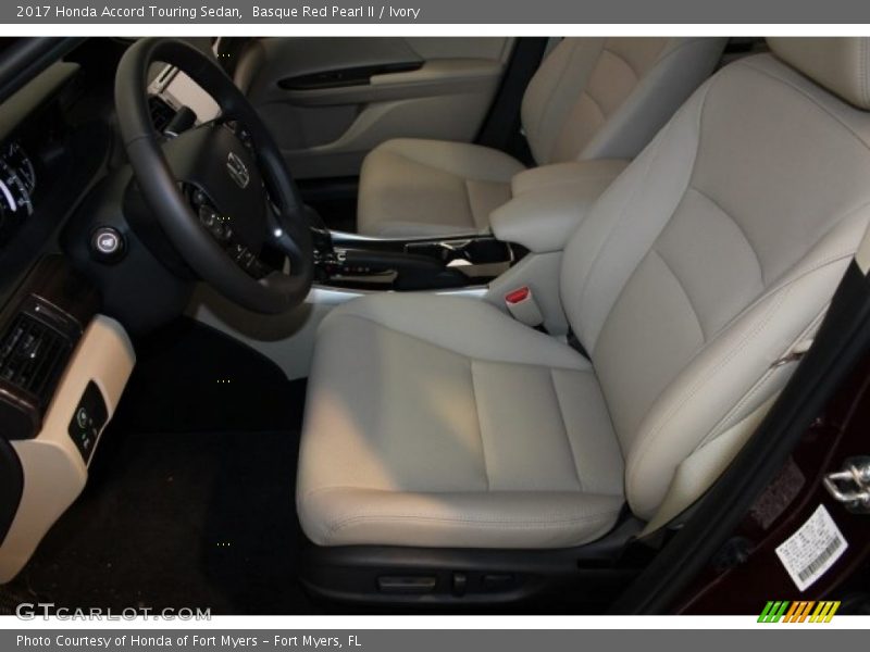Basque Red Pearl II / Ivory 2017 Honda Accord Touring Sedan