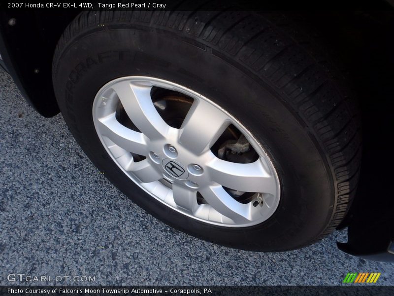 Tango Red Pearl / Gray 2007 Honda CR-V EX-L 4WD
