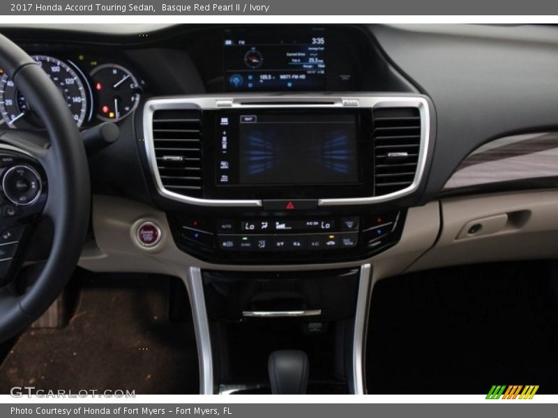 Basque Red Pearl II / Ivory 2017 Honda Accord Touring Sedan