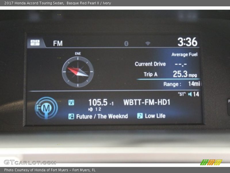 Basque Red Pearl II / Ivory 2017 Honda Accord Touring Sedan