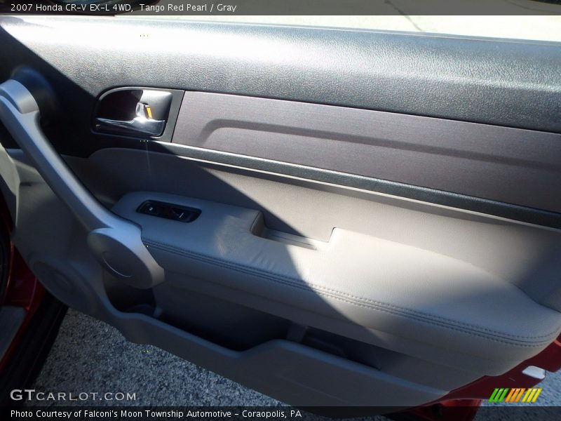 Tango Red Pearl / Gray 2007 Honda CR-V EX-L 4WD
