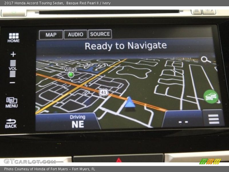 Basque Red Pearl II / Ivory 2017 Honda Accord Touring Sedan