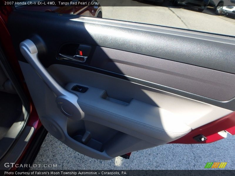Tango Red Pearl / Gray 2007 Honda CR-V EX-L 4WD