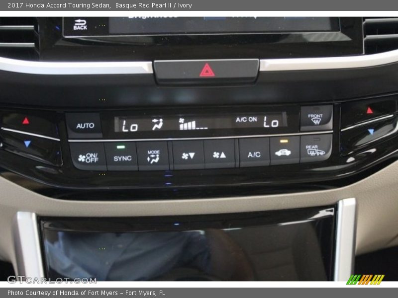 Basque Red Pearl II / Ivory 2017 Honda Accord Touring Sedan