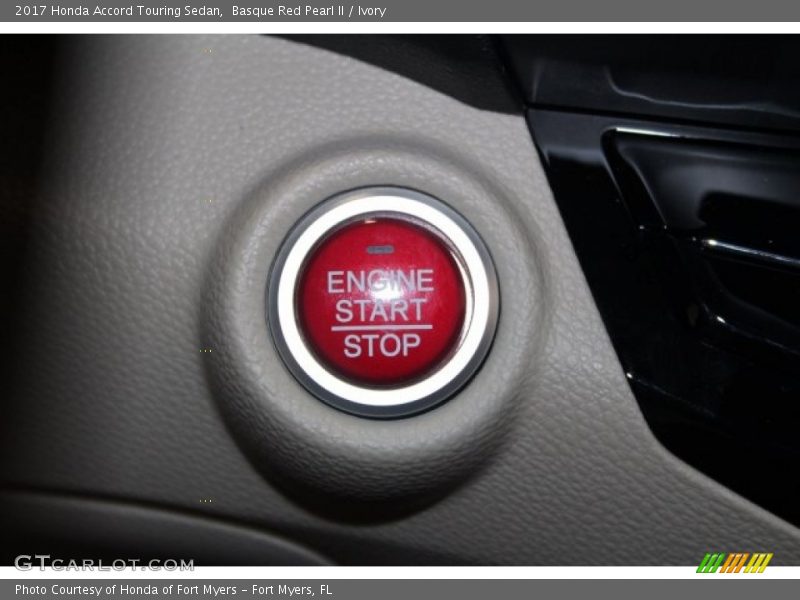 Basque Red Pearl II / Ivory 2017 Honda Accord Touring Sedan