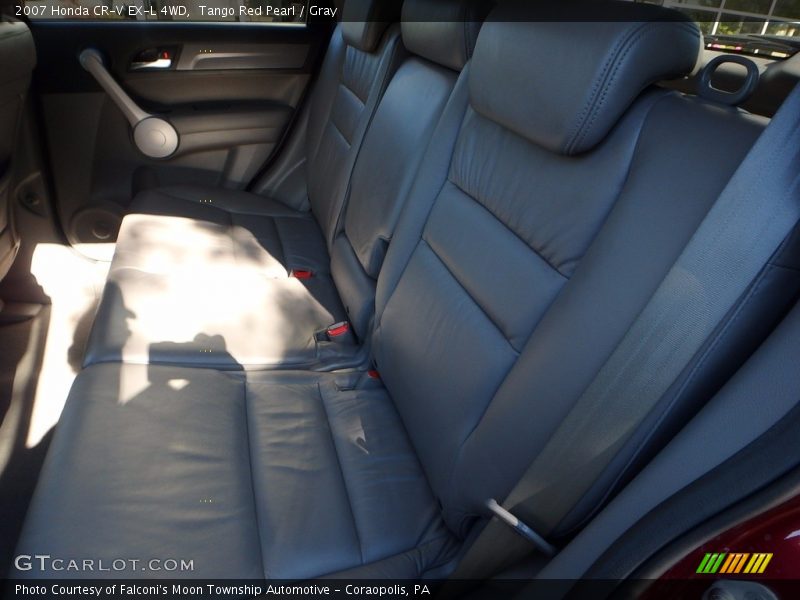 Tango Red Pearl / Gray 2007 Honda CR-V EX-L 4WD