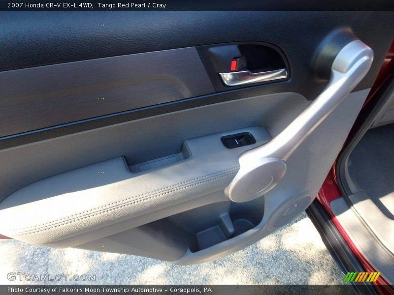 Tango Red Pearl / Gray 2007 Honda CR-V EX-L 4WD