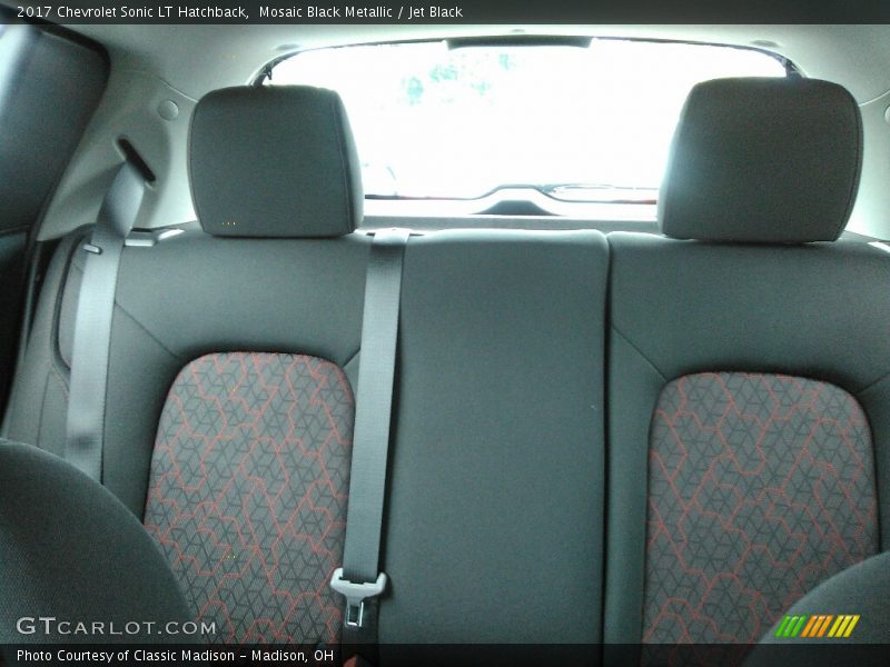 Mosaic Black Metallic / Jet Black 2017 Chevrolet Sonic LT Hatchback