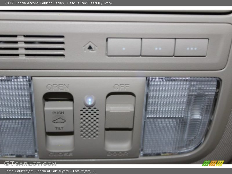Basque Red Pearl II / Ivory 2017 Honda Accord Touring Sedan