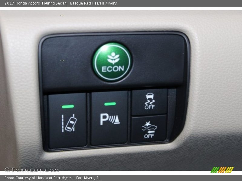 Basque Red Pearl II / Ivory 2017 Honda Accord Touring Sedan
