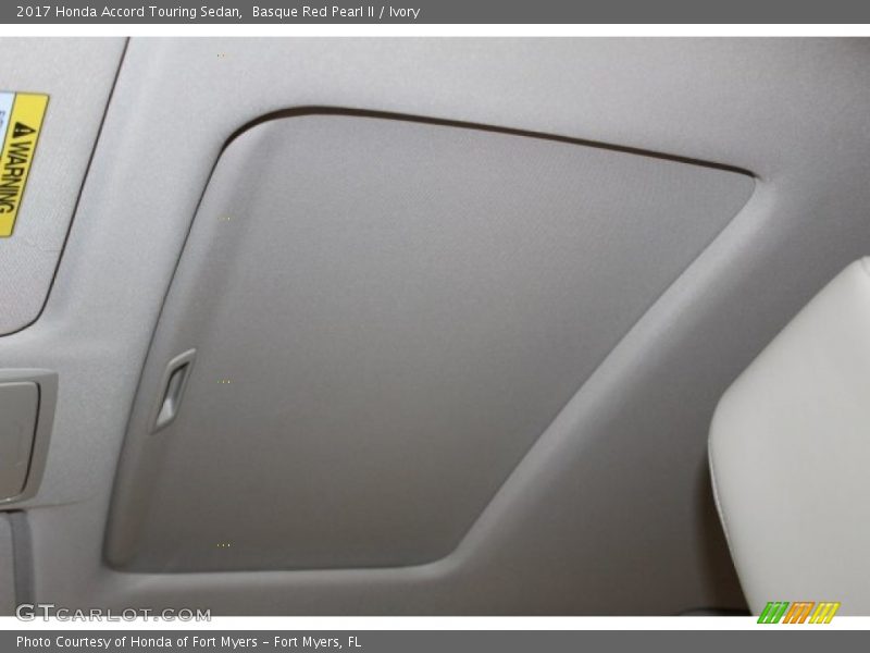 Basque Red Pearl II / Ivory 2017 Honda Accord Touring Sedan