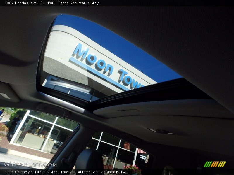 Tango Red Pearl / Gray 2007 Honda CR-V EX-L 4WD