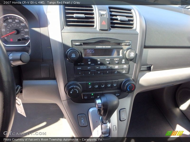 Tango Red Pearl / Gray 2007 Honda CR-V EX-L 4WD