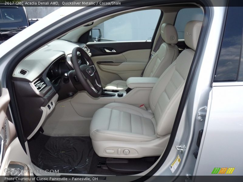 Quicksilver Metallic / Cocoa/Shale 2017 GMC Acadia Denali AWD