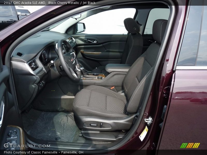 Black Cherry Metallic / Jet Black 2017 GMC Acadia SLE AWD