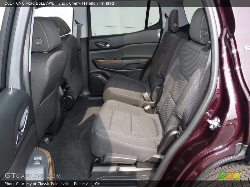 Black Cherry Metallic / Jet Black 2017 GMC Acadia SLE AWD