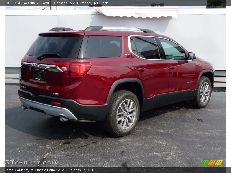 Crimson Red Tintcoat / Jet Black 2017 GMC Acadia SLE AWD