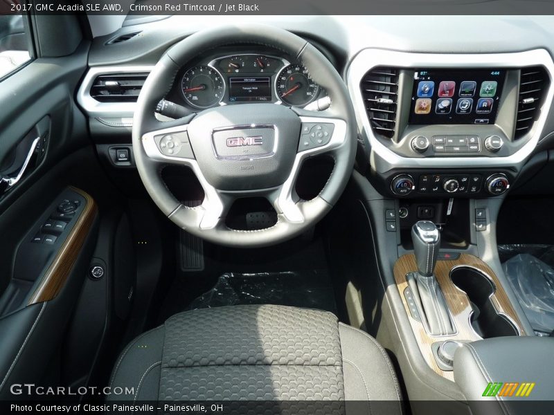 Crimson Red Tintcoat / Jet Black 2017 GMC Acadia SLE AWD