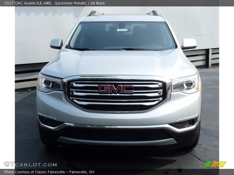 Quicksilver Metallic / Jet Black 2017 GMC Acadia SLE AWD