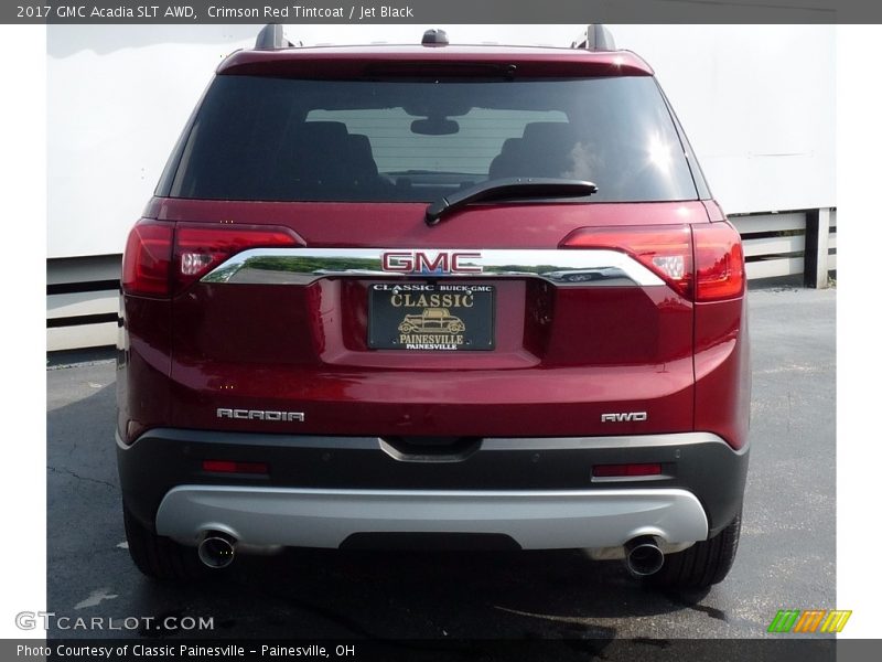 Crimson Red Tintcoat / Jet Black 2017 GMC Acadia SLT AWD