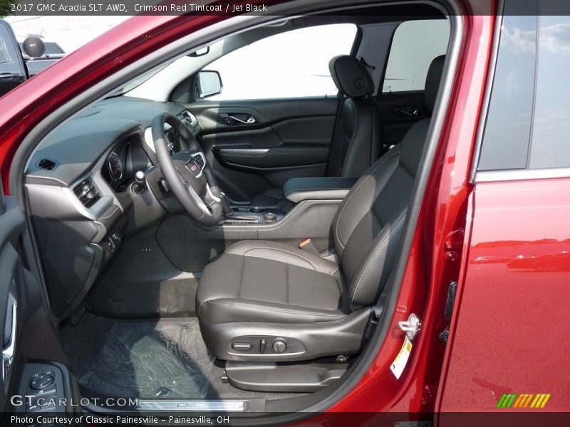 Crimson Red Tintcoat / Jet Black 2017 GMC Acadia SLT AWD