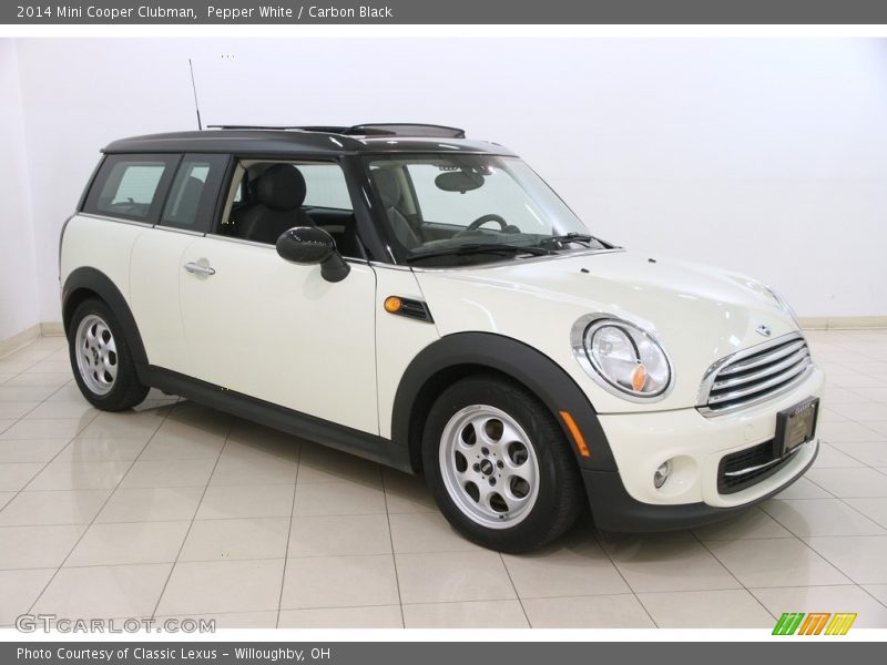 Pepper White / Carbon Black 2014 Mini Cooper Clubman