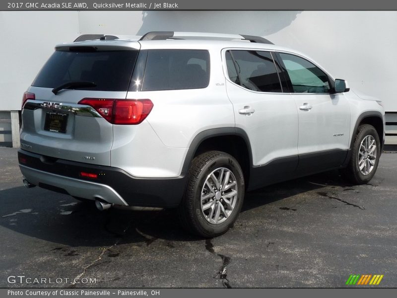Quicksilver Metallic / Jet Black 2017 GMC Acadia SLE AWD