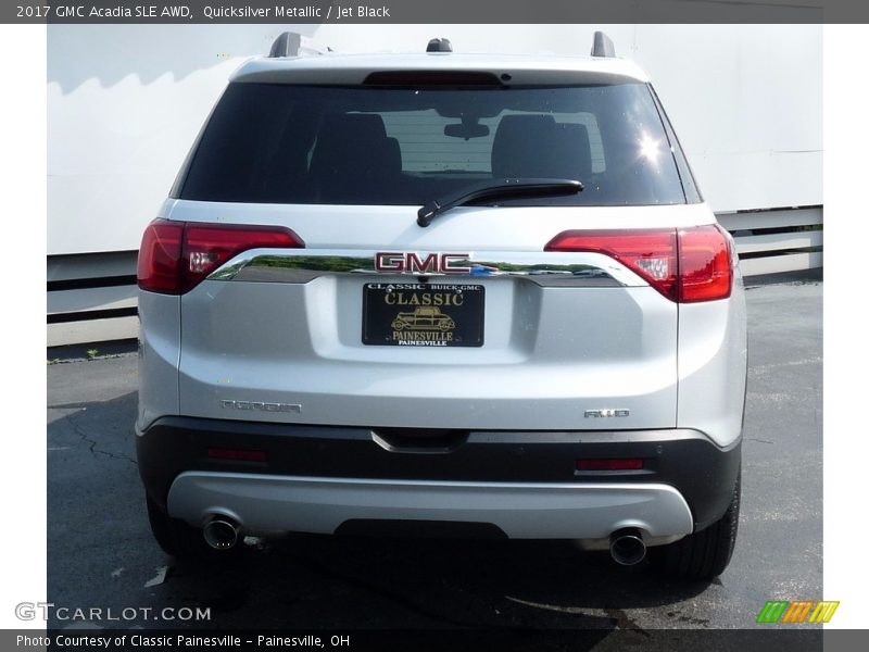 Quicksilver Metallic / Jet Black 2017 GMC Acadia SLE AWD