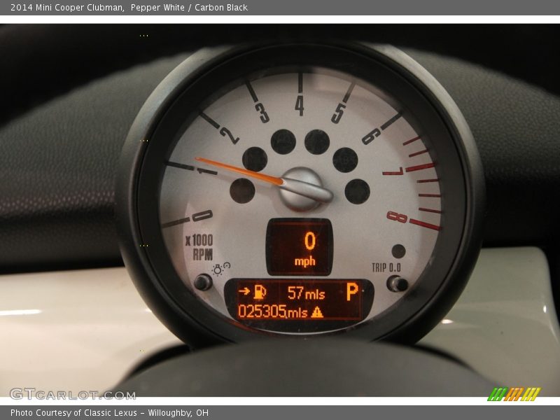 Pepper White / Carbon Black 2014 Mini Cooper Clubman
